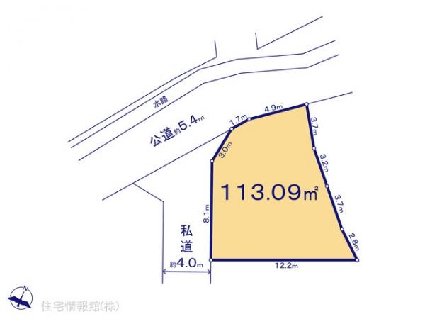 土地 埼玉県川口市大字辻79 埼玉高速鉄道鳩ケ谷駅 3,400万円