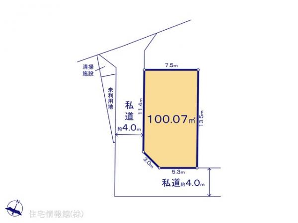 土地 埼玉県川口市大字辻79 埼玉高速鉄道鳩ケ谷駅 3,600万円