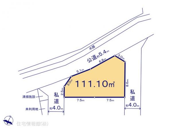 土地 埼玉県川口市大字辻79 埼玉高速鉄道鳩ケ谷駅 3,600万円