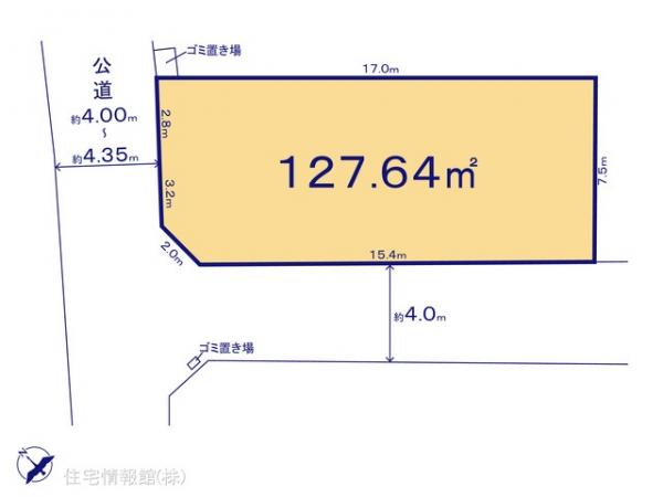 土地 埼玉県ふじみ野市北野１丁目3129-9 東武東上線上福岡駅 3,430万円
