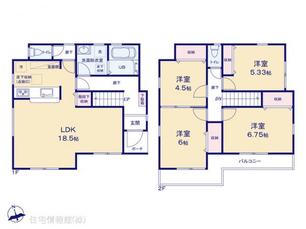 新築戸建 埼玉県川口市大字前野宿 日暮里・舎人ライナー見沼代親水公園駅 2,980万円