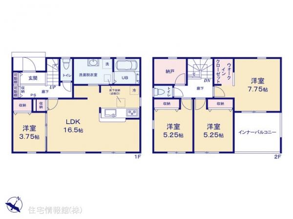 新築戸建 埼玉県久喜市栗橋東４丁目10-9 JR東北本線（宇都宮線）栗橋駅 2,490万円