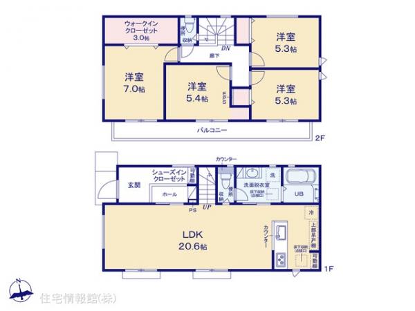 新築戸建 神奈川県横浜市港南区上永谷３丁目16 横浜市営地下鉄ブルーライン上永谷駅 6,180万円