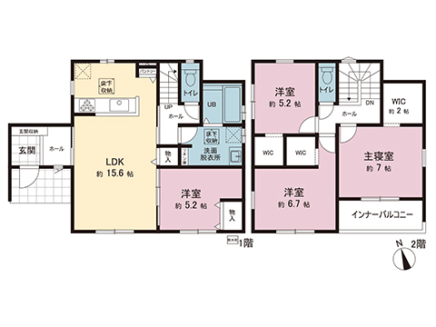 新築戸建 宇都宮市下川俣町 JR東北本線 (宇都宮線）岡本駅 3,498万円