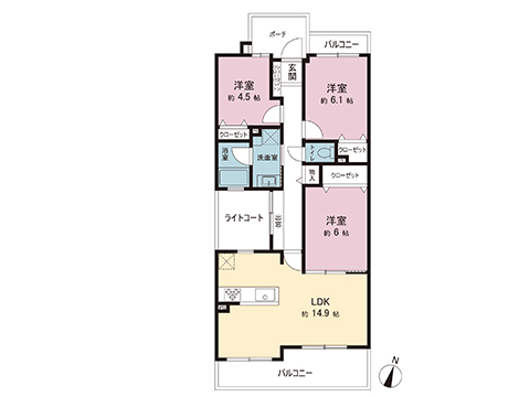 中古マンション 柏市東中新宿２丁目 東武野田線新柏駅 2,290万円