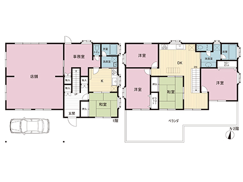 中古戸建 宇都宮市砥上町 JR日光線鶴田駅 1,680万円