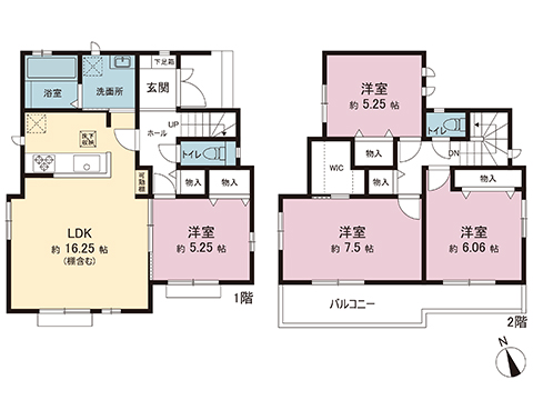 新築戸建 柏市花野井 つくばエクスプレス柏の葉キャンパス駅 3,590万円