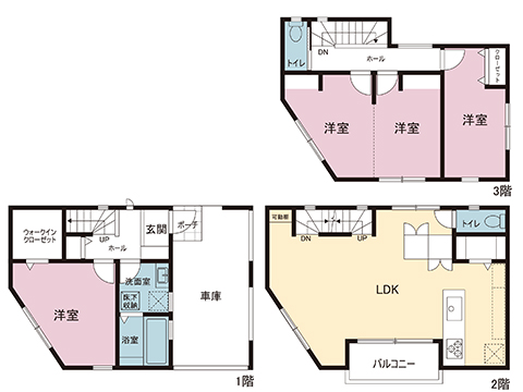 新築戸建 横浜市港南区港南６丁目 横浜市営地下鉄ブルーライン港南中央駅 4,280万円