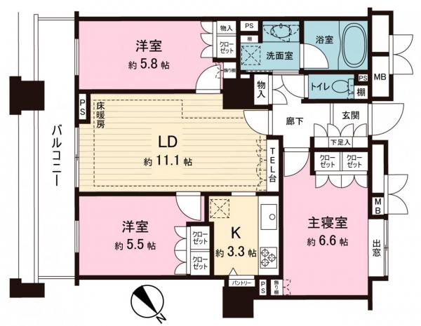 中古マンション 川口市本町４丁目 JR京浜東北線川口駅 6,980万円