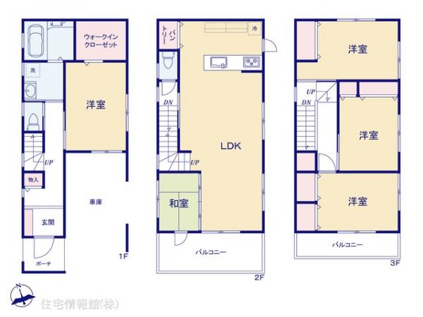 新築戸建 埼玉県さいたま市大宮区三橋１丁目328-3 JR京浜東北線大宮駅 3,380万円