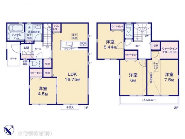 新築戸建 神奈川県茅ヶ崎市萩園1179-8 JR東海道本線(東京〜熱海)茅ヶ崎駅 3,480万円