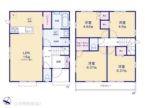 新築戸建 東京都清瀬市竹丘３丁目4-9 西武池袋線清瀬駅 3,790万円