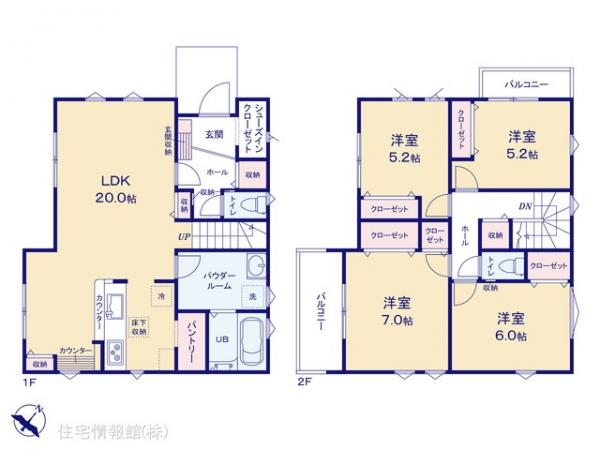 新築戸建 千葉県船橋市大穴南２丁目669-25 京成松戸線滝不動駅 4,699万円