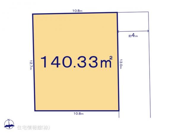 土地 千葉県鎌ケ谷市中央２丁目928-1644 京成松戸線初富駅 3,148万円