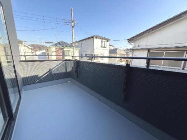 富士見市水谷東14期1棟 バルコニー