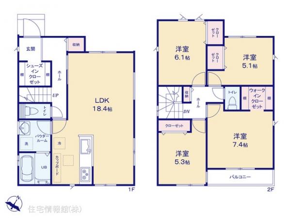 新築戸建 神奈川県横浜市青葉区恩田町1110 東急田園都市線長津田駅 5,790万円