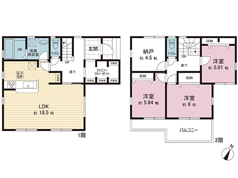 新築戸建 藤沢市石川６丁目 小田急江ノ島線湘南台駅 5,180万円