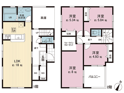 新築戸建 藤沢市石川６丁目 小田急江ノ島線湘南台駅 5,180万円