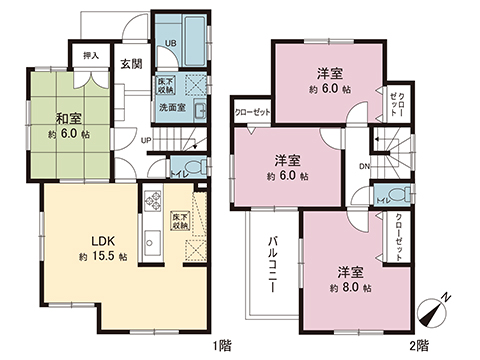中古戸建 藤沢市鵠沼海岸６丁目 小田急江ノ島線本鵠沼駅 5,490万円