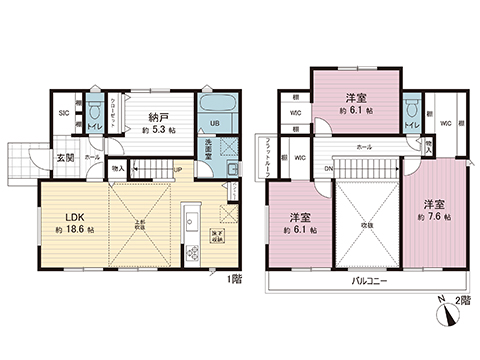 新築戸建 横浜市港南区芹が谷３丁目 横浜市営地下鉄ブルーライン上永谷駅 5,390万円