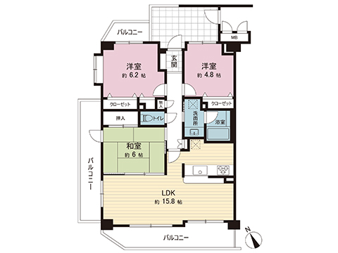 中古マンション 川崎市多摩区宿河原６丁目 JR南武線宿河原駅 4,280万円
