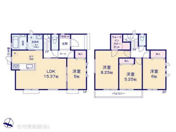 新築戸建 埼玉県川口市大字東本郷1393-3 日暮里・舎人ライナー見沼代親水公園駅 4,590万円