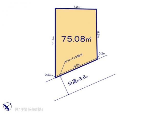 土地 千葉県船橋市南本町2402-482 京成本線京成船橋駅 3,888万円