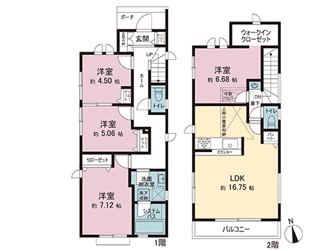 新築戸建 横浜市瀬谷区宮沢２丁目 相鉄本線瀬谷駅 4,380万円