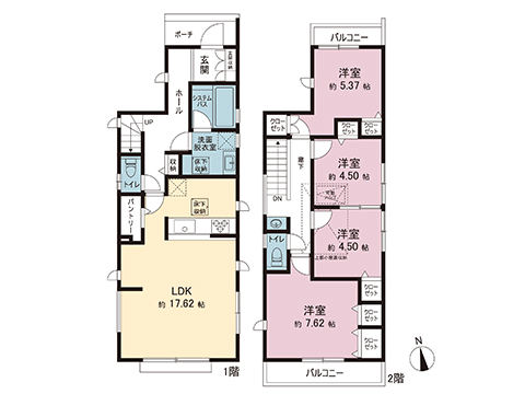 新築戸建 横浜市瀬谷区宮沢２丁目 相鉄本線瀬谷駅 4,180万円