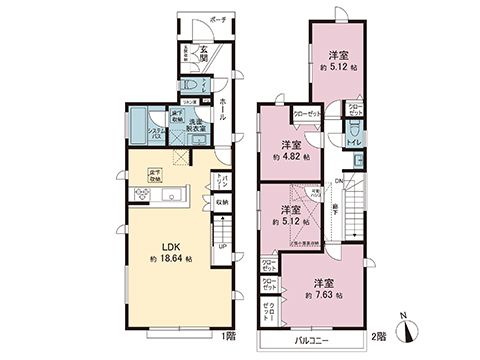 新築戸建 横浜市瀬谷区宮沢２丁目 相鉄本線瀬谷駅 4,450万円