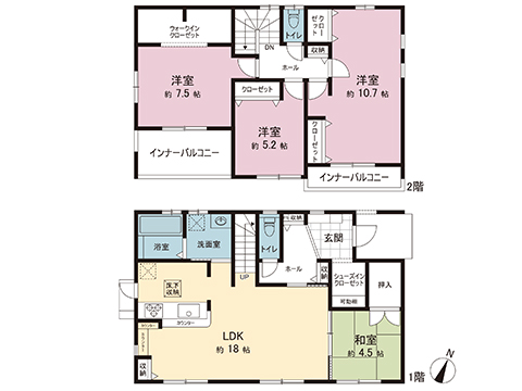 中古戸建 川越市大塚１丁目 西武新宿線南大塚駅 2,980万円