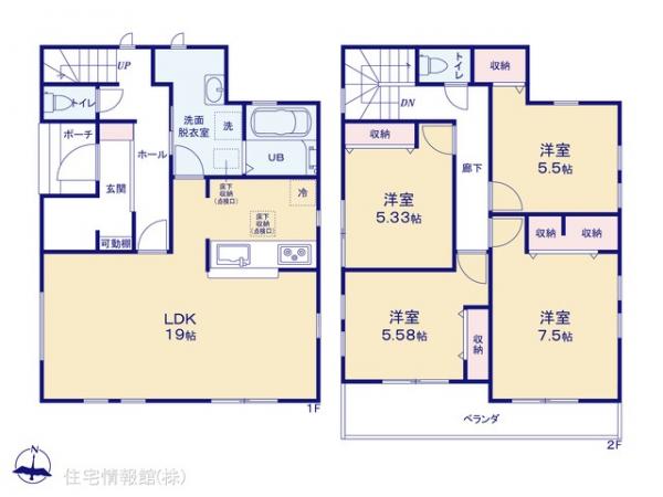 新築戸建 埼玉県富士見市渡戸１丁目3 東武東上線ふじみ野駅 3,980万円