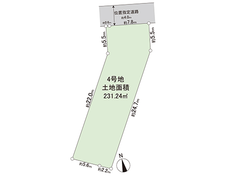 土地 宇都宮市鶴田町 JR日光線鶴田駅 1,798万円