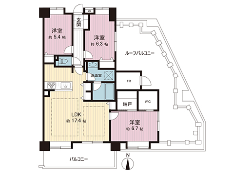 中古マンション 多摩市貝取１丁目 小田急多摩線小田急永山駅 4,780万円