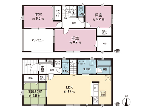 新築戸建 比企郡吉見町東野１丁目 東武東上線東松山駅 1,980万円