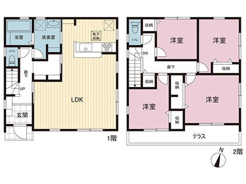 新築戸建 大和市西鶴間７丁目 小田急江ノ島線鶴間駅 4,980万円