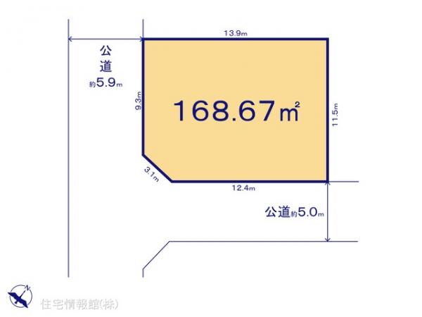 土地 千葉県野田市清水673-77 東武野田線愛宕駅 1,890万円