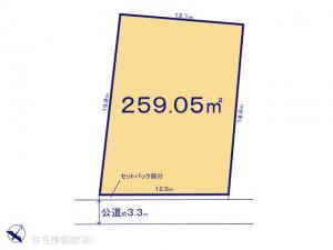 土地 千葉県野田市上花輪1489-27 東武野田線野田市駅 23000000