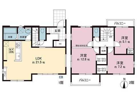 新築戸建 宇都宮市東峰町 宇都宮芳賀ライト線陽東３丁目駅 3,399万円