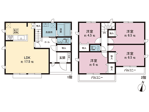 新築戸建 相模原市中央区陽光台４丁目 JR相模線上溝駅 3,790万円