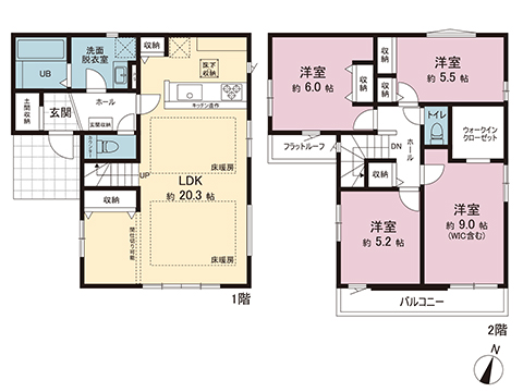 新築戸建 柏市今谷上町 千代田常磐線南柏駅 4,999万円