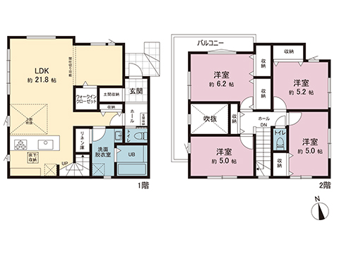 新築戸建 柏市篠籠田 東武野田線豊四季駅 4,299万円