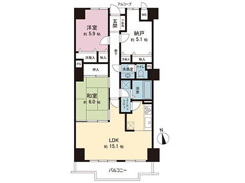 中古マンション 相模原市中央区上溝 JR相模線上溝駅 1,980万円
