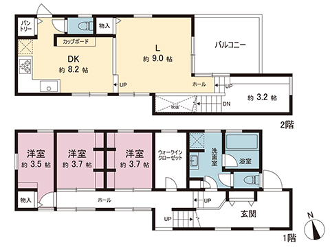 中古戸建 国分寺市本多４丁目 JR中央線国分寺駅 6,999万円