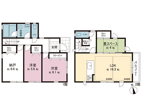 新築戸建 横浜市瀬谷区五貫目町 東急田園都市線南町田グランベリーパーク駅 4,180万円