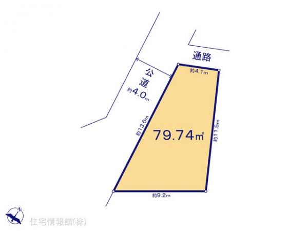 土地 埼玉県川越市大字寺尾46-12 東武東上線新河岸駅 1,180万円