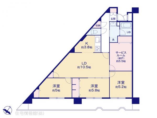中古マンション 埼玉県蕨市北町５丁目12-35 JR埼京線北戸田駅 2,499万円