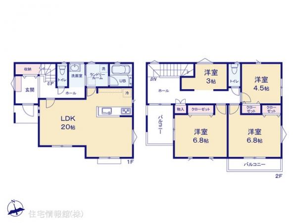 新築戸建 神奈川県横浜市瀬谷区橋戸１丁目11-10 相鉄本線瀬谷駅 5,680万円