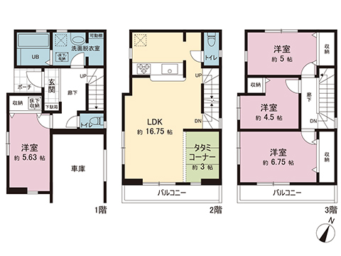 新築戸建 川口市大字新井宿 埼玉高速鉄道新井宿駅 3,499万円