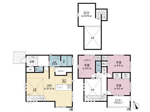 新築戸建 藤沢市鵠沼神明３丁目 JR東海道本線(東京〜熱海)藤沢駅 5,680万円